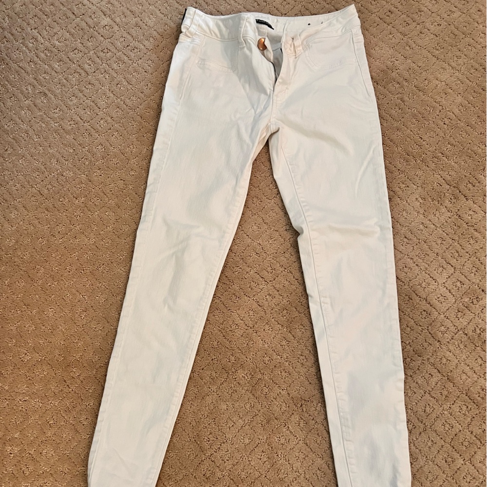 American Eagle Outfitters Women's Skinny Jeans - Cream